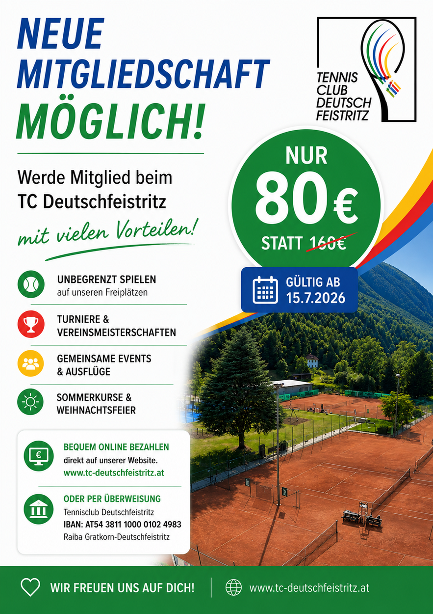 Dein Platz wartet auf dich! Jetzt Mitglied werden.