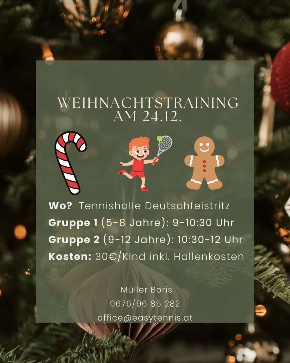 Weihnachtstraining
