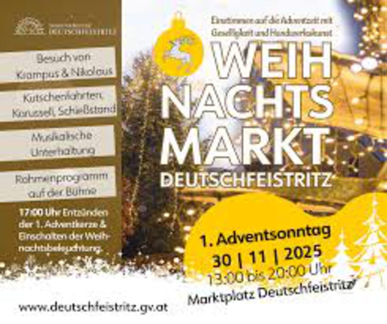 TC Deutschfeistritz am Weihnachtsmarkt 2025!